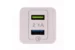Сетевое зарядное устройство TREQA CH-613, 2 USB, QC 3.0, 5V 3.6A, 9V 2.0A, 12V 1.5A